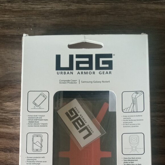 UAG Urban Armor Gear Composite Case+ Screen Protector Pink Samsung Galaxy Note4 - Picture 2 of 4